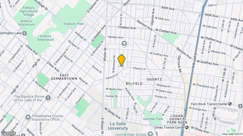 6010 N Lambert St Mapa y Detalles de la Ubicación