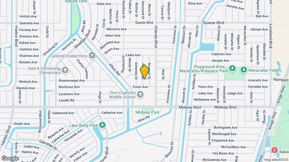 1532 Pulaski St Map and Location Details