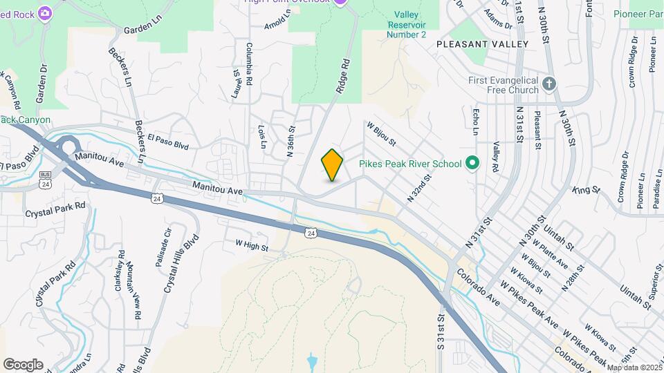 3422 W Pikes Peak Ave Map and Location Details