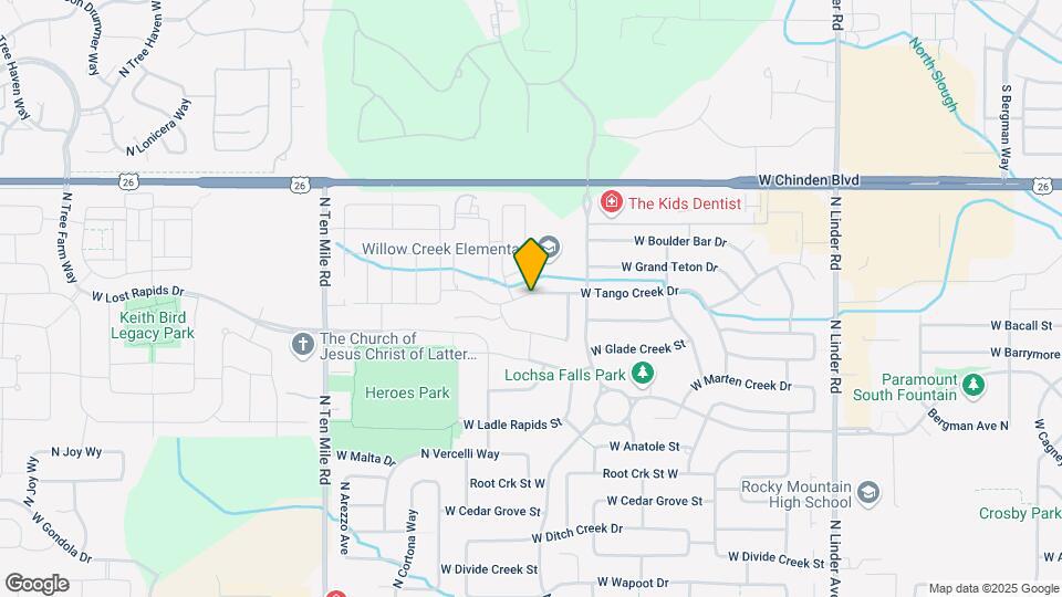 2549 W Tango Creek Dr Map and Location Details