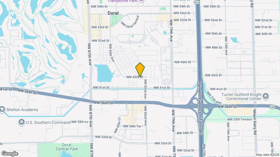 8286 NW 43rd St Map and Location Details