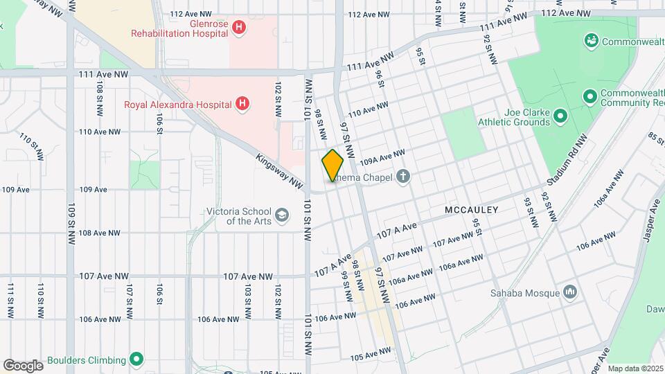 10852 98 St NW Map and Location Details