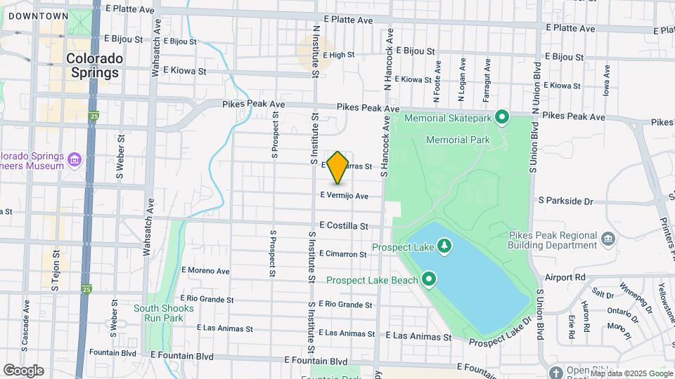 932 E Vermijo Ave Map and Location Details