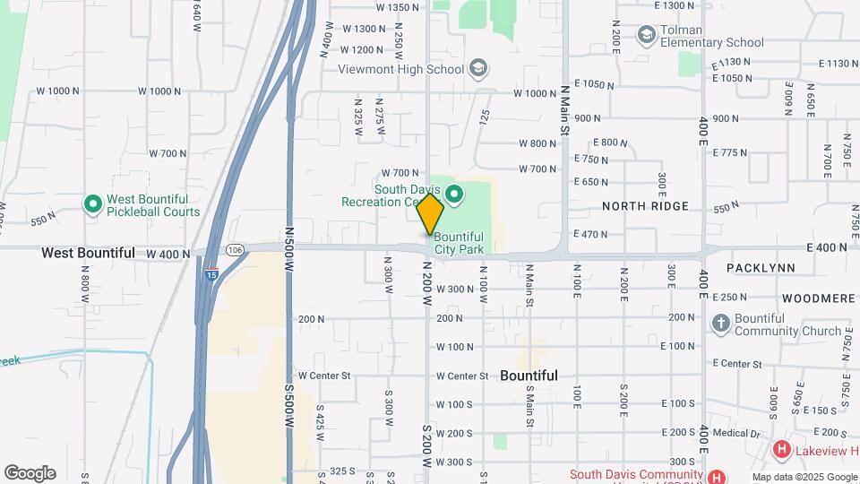 422 W 200 N Map and Location Details