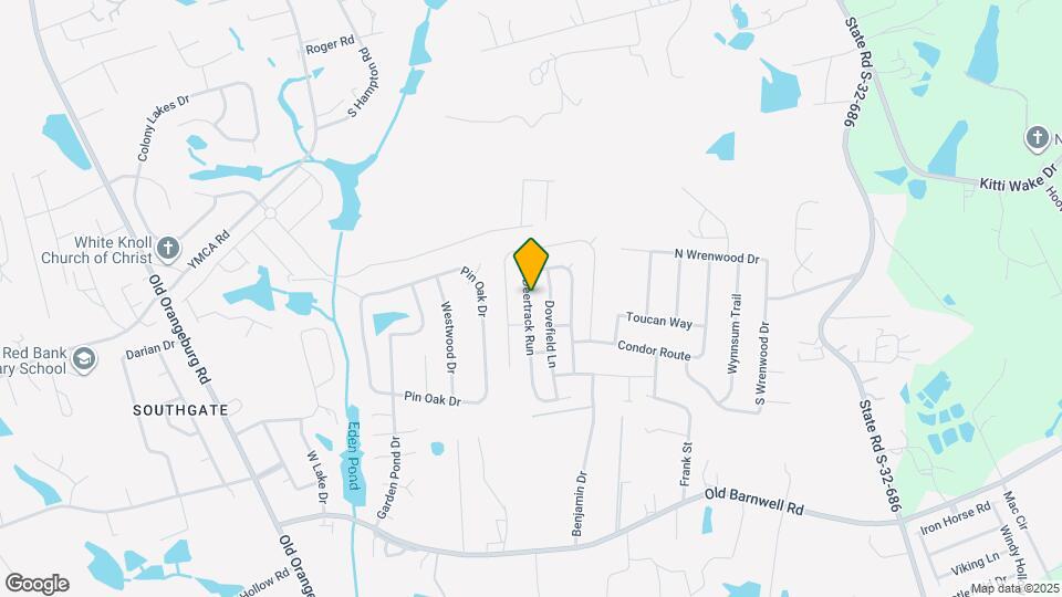 629 Deertrack Run Map and Location Details