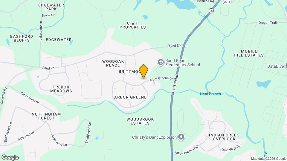 312 Arbor Greene Dr Map and Location Details