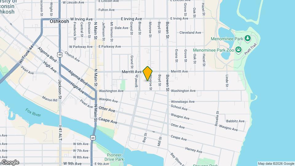 425 Monroe St Map and Location Details