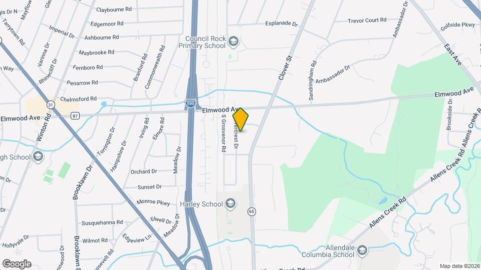 82 Clovercrest Dr Map and Location Details