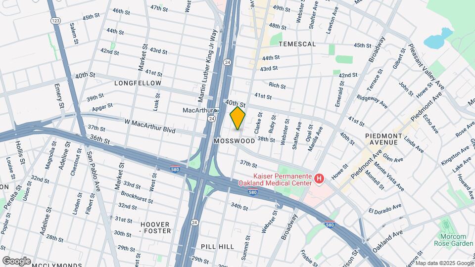 3833 Telegraph Ave Map and Location Details