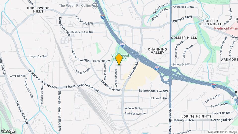 1788 Ridgeway Ave NW Map and Location Details