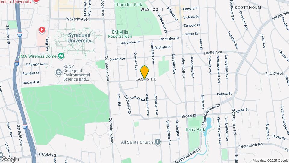 906 Ackerman Ave, Unit 1 Map and Location Details