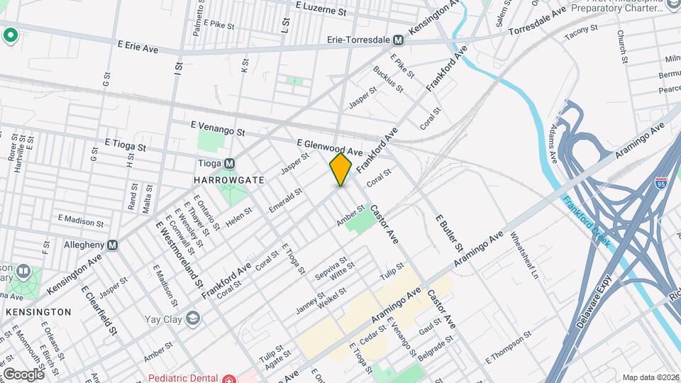 3647 Frankford Ave Mapa y Detalles de la Ubicación