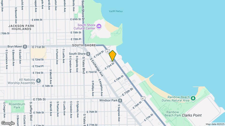 7270 S South Shore Dr Map and Location Details