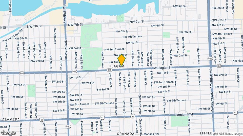 5151 W Flagler St Map and Location Details
