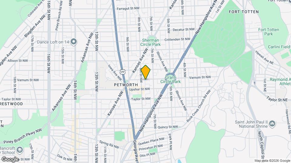 724 Varnum St NW Map and Location Details