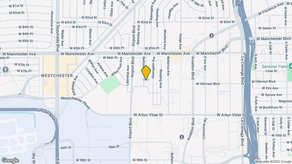 8802 Belford Ave Map and Location Details