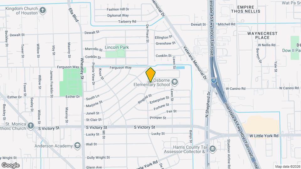 8114 De Priest St Map and Location Details