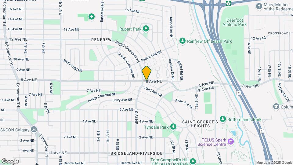 1107 8th Ave NE Map and Location Details