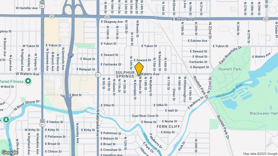 8312 N Brooks St Map and Location Details