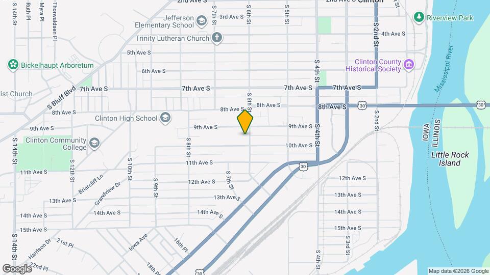 914 S 6th St Map and Location Details