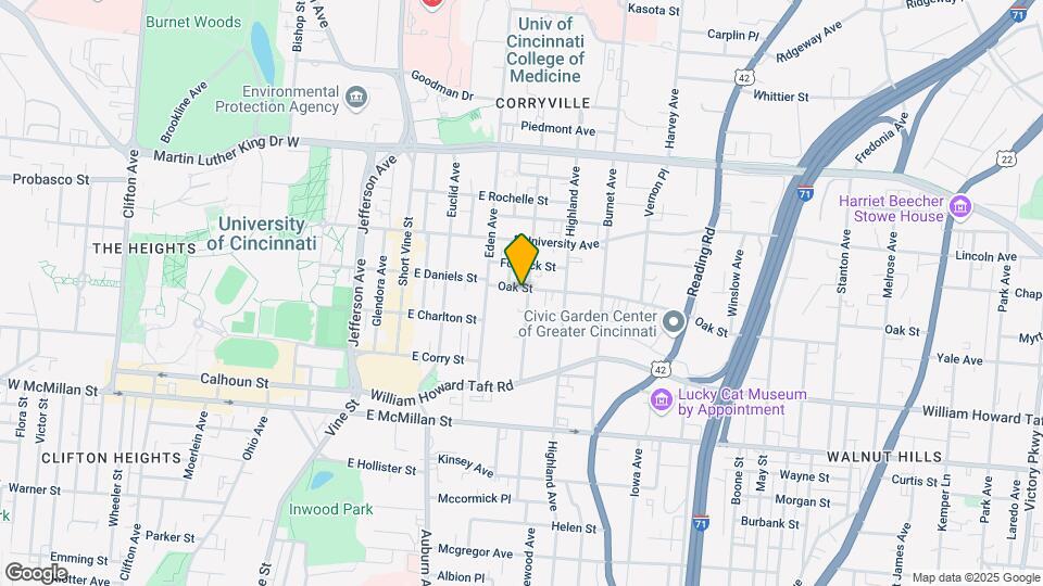 2671 Bellevue Ave Map and Location Details