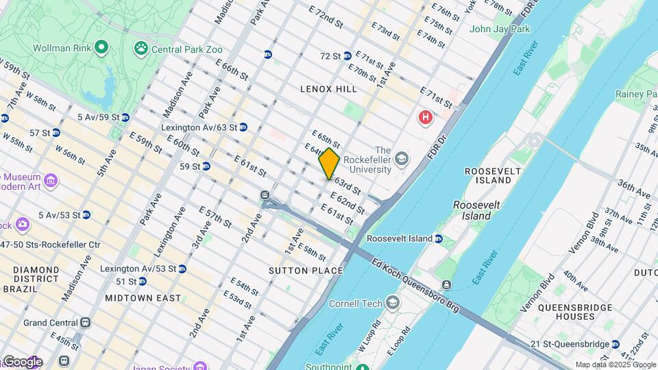 1136 1st Ave Map and Location Details