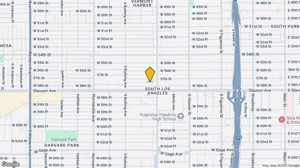 1027 W 58th St Map and Location Details