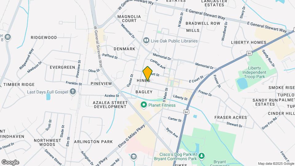 201 Ashmore St Map and Location Details