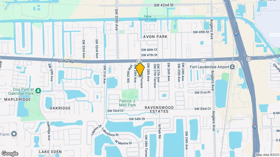 4951 SW 28th Terrace Mapa y Detalles de la Ubicación