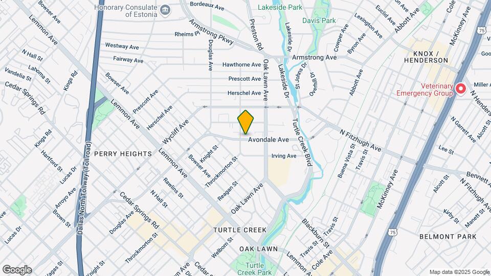 4219 Avondale Ave Map and Location Details