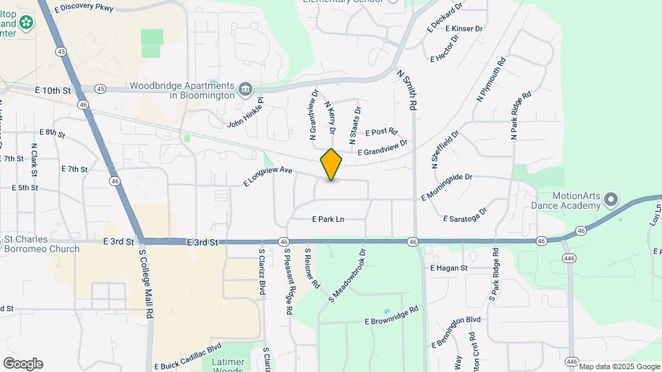 3614 E Longview Ave Map and Location Details