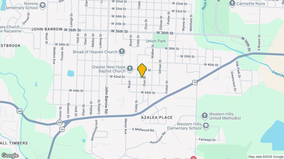 4206 Zion St Map and Location Details