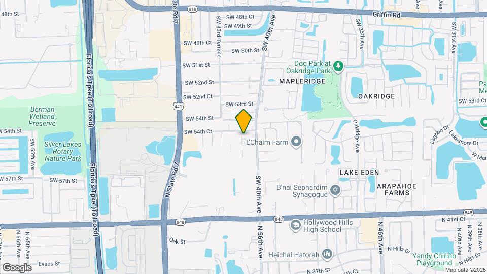 4181 N Oak Pl Map and Location Details