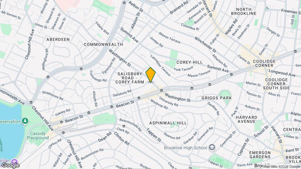 732 Washington St Map and Location Details