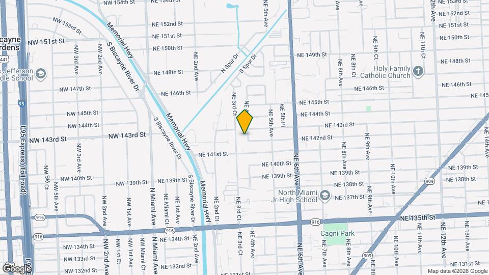 14220 NE 4th Ave Map and Location Details