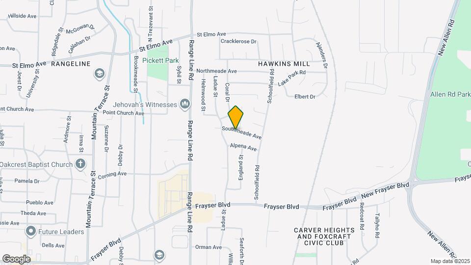 2759 Southmeade Ave Map and Location Details