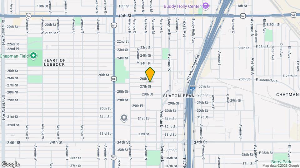 1320 27th St Map and Location Details