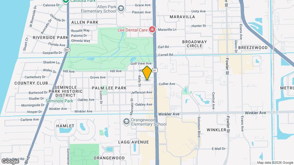 1937 Collier Ave Map and Location Details