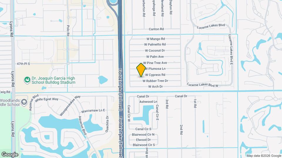 110 W Rubber Tree Dr Map and Location Details