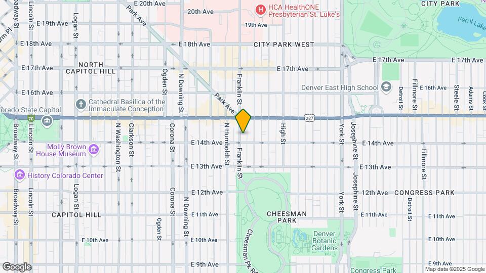 1420 Franklin St Mapa y Detalles de la Ubicación