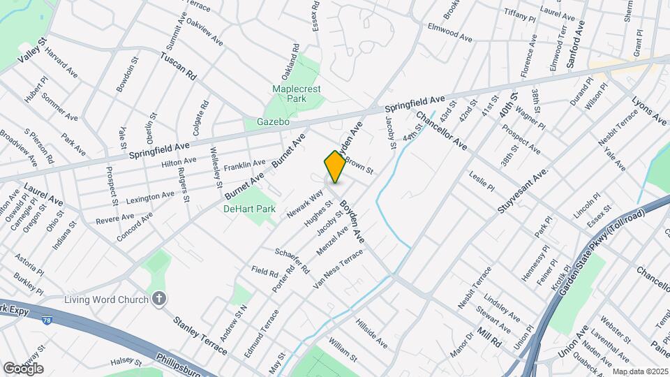 374 Boyden Ave Map and Location Details