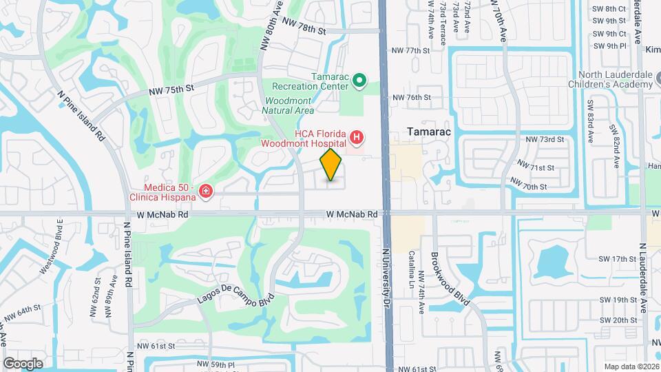 7813 NW 70th Ct Map and Location Details