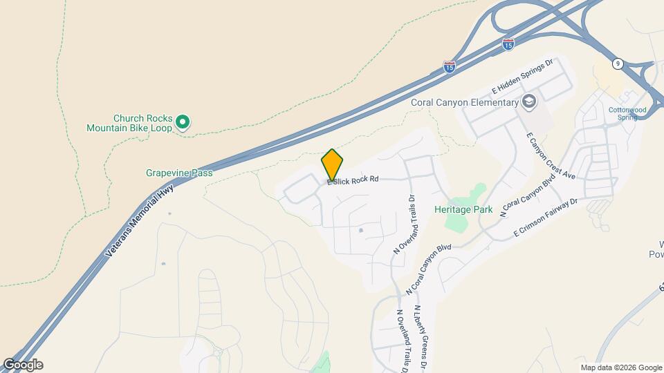 2744 E Slick Rock Rd Map and Location Details
