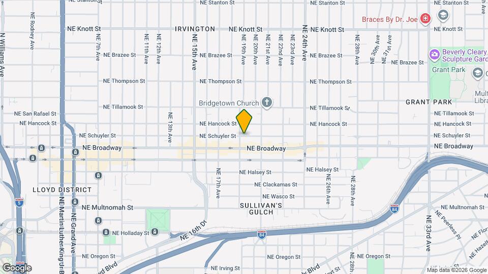1944 NE Schuyler St Mapa y Detalles de la Ubicación