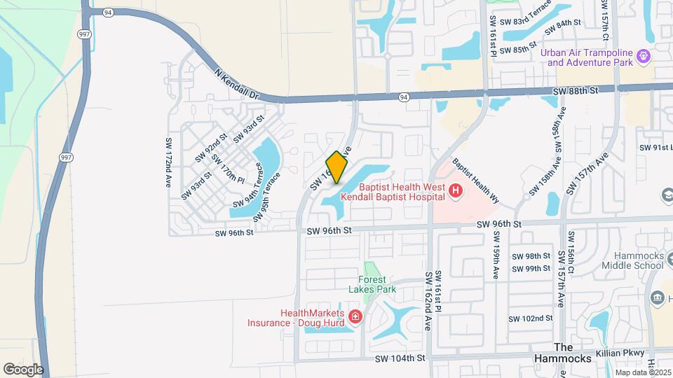9257 SW 166th Ct Mapa y Detalles de la Ubicación