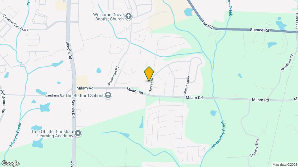 8605 Garvey Dr Mapa y Detalles de la Ubicación