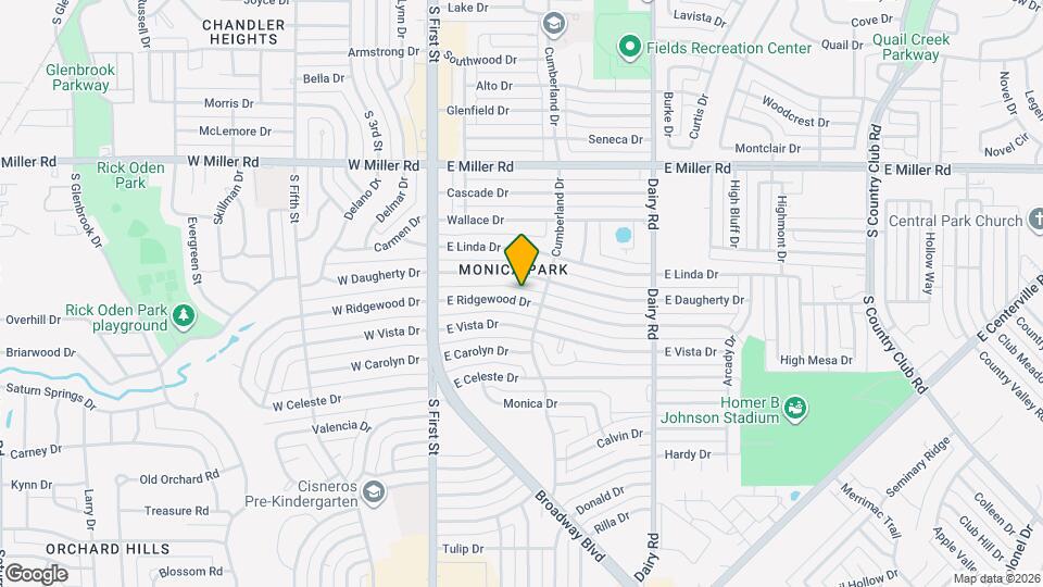 317 E Ridgewood Dr Map and Location Details
