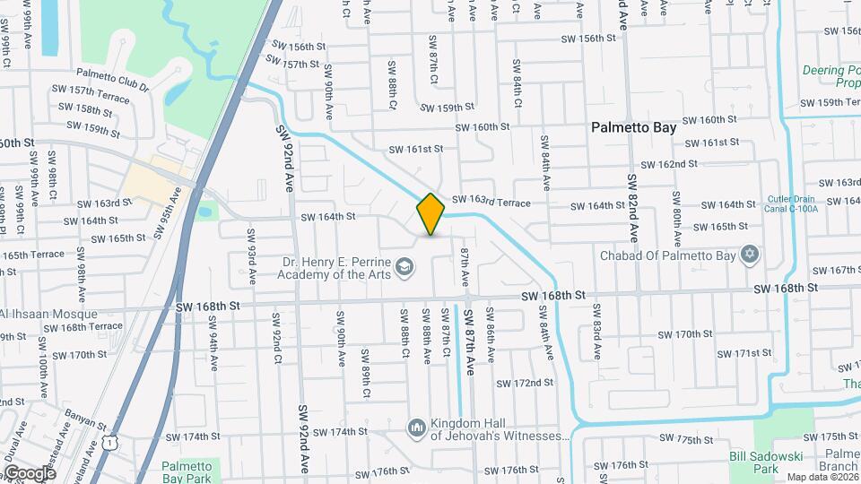 8750 SW 164th St Map and Location Details