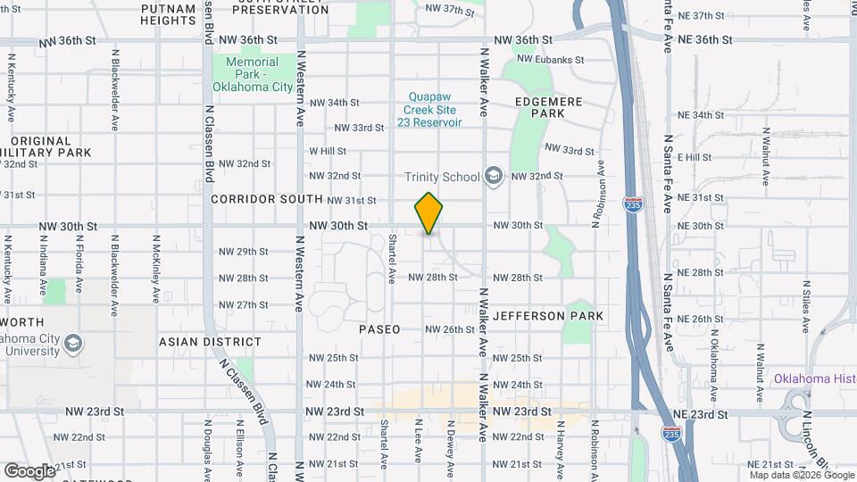 3012 N Lee Ave Mapa y Detalles de la Ubicación