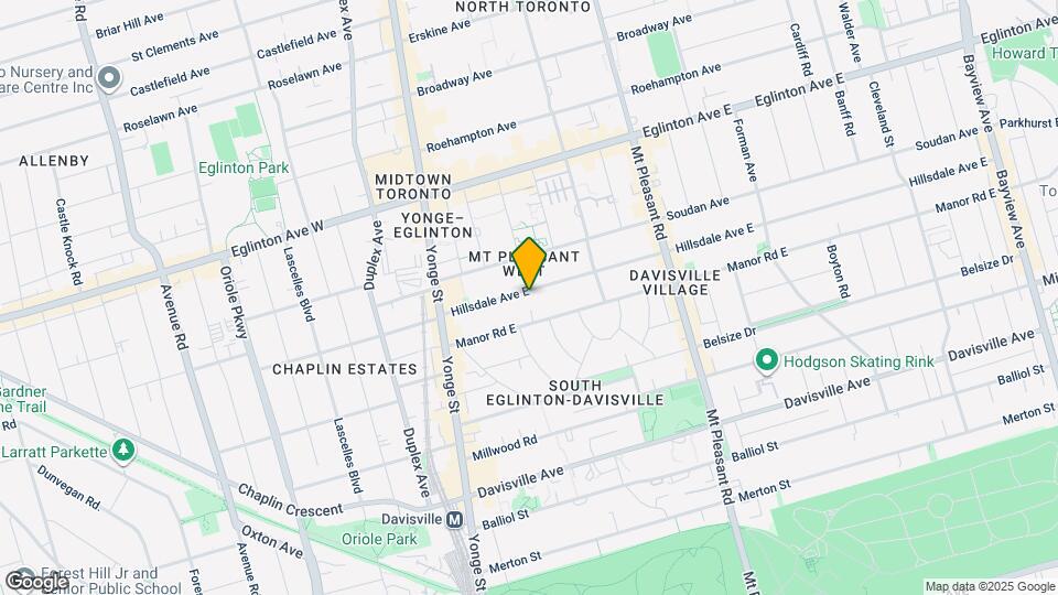 117 Hillsdale Ave E Map and Location Details